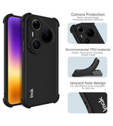 Противоударен Калъф за Huawei Pura 90s Pro Max, Imak Airbag Shockproof Case, Черен (4)