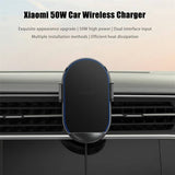 Безжично Зарядно за Кола, Xiaomi Car Wireless Charger 50W, Черен (2)