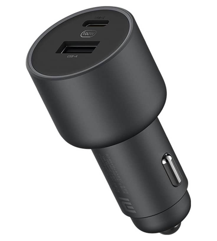 Оригинално Зарядно за Кола, Xiaomi USB-C/USB-A 100W CC07ZM, Черен