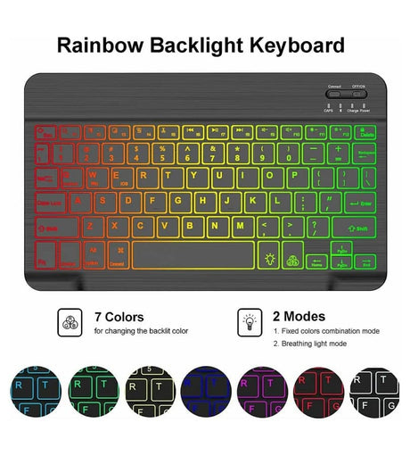 Калъф  с Клавиатура за Lenovo Tab Plus 11.5" TB351FU, Bluetooth Keyboard Case, Черен (3)