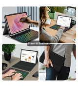 Калъф  с Клавиатура за Lenovo Tab Plus 11.5" TB351FU, Bluetooth Keyboard Case, Черен (5)