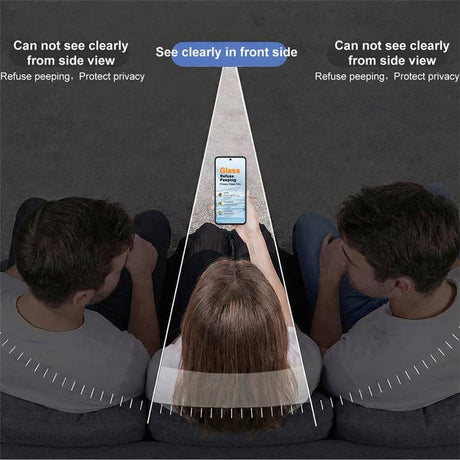 Затъмняващ Протектор за Samsung Z Fold 8, Imak Privacy Anti-Spy Glass, Черен (7)