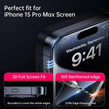 Стъклен Протектор за iPhone 18, Tempered CF Glass, Прозрачен (7)