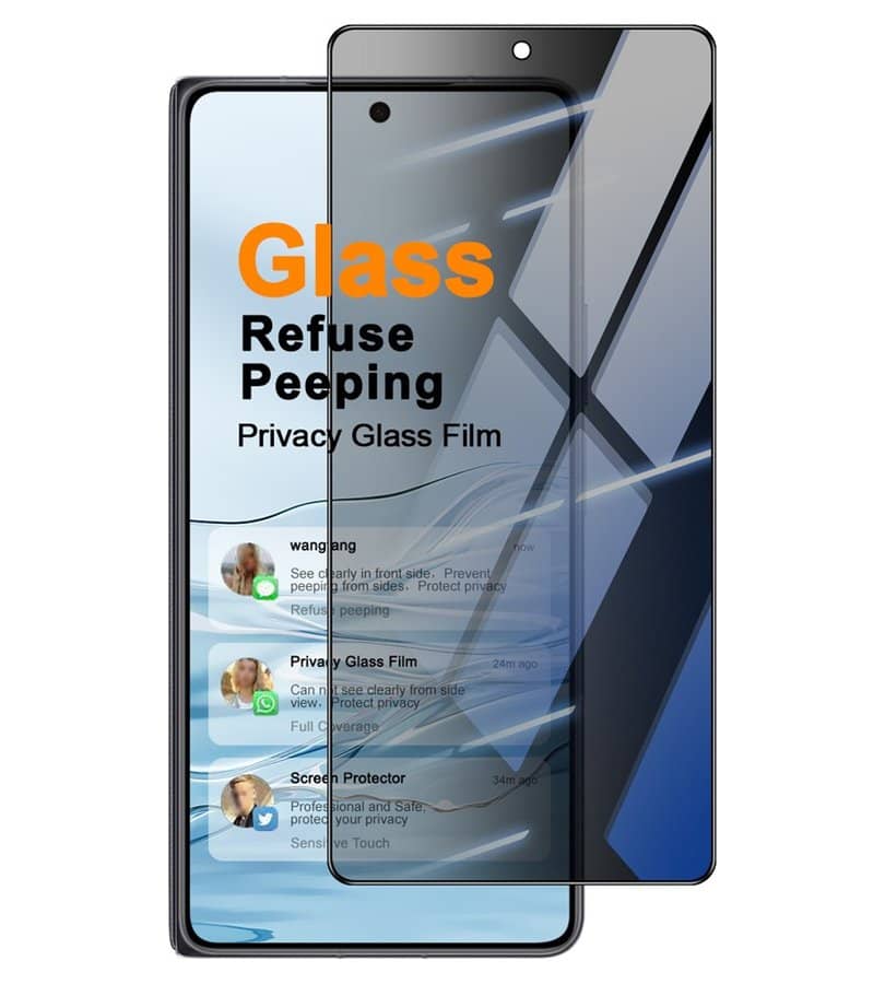 Затъмняващ Протектор за Honor Magic V6, Imak Privacy Anti-Spy Glass, Черен