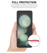 Протектор за Samsung Z Flip 7 FE/ Z Flip 6, TPU Film Set Glass, Прозрачен (4)