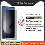 Затъмняващ Протектор за Samsung Z Fold 8 Ultra, Imak Privacy Anti-Spy Glass, Черен (4)