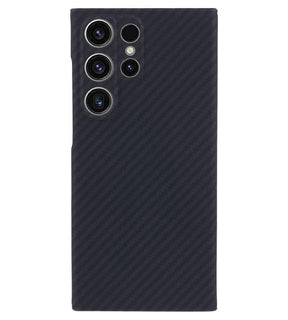 Карбонов Калъф за Samsung S24 Ultra, Aramid Fiber Case, Черен