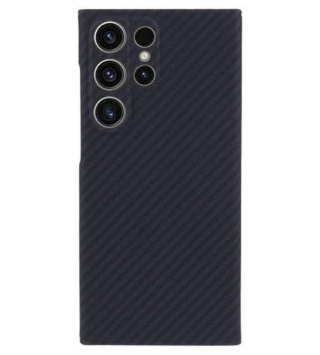Карбонов Калъф за Samsung S24 Ultra, Aramid Fiber Case, Черен