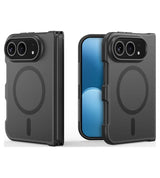 Magsafe калъф за iPhone 18 Fold, Dux Ducis Yind Mag Case, Черен (3)