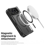 Magsafe калъф за iPhone 18 Fold, Dux Ducis Yind Mag Case, Черен (8)