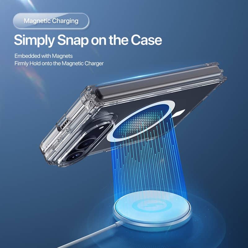Magsafe Калъф за iPhone 18 Fold, Dux Ducis Clin Clear Mag Case, Прозрачен (7)