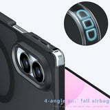 Magsafe Калъф за Samsung Z Fold 8, GKK MagMat Smoky Case, Черен (11)