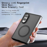 Magsafe Калъф за Samsung Z Fold 8, GKK MagMat Smoky Case, Черен (14)