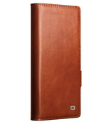 Кожен Калъф за Samsung Z Fold 8 Ultra, Qialino Leather Book Case, Светло Кафяв (3)