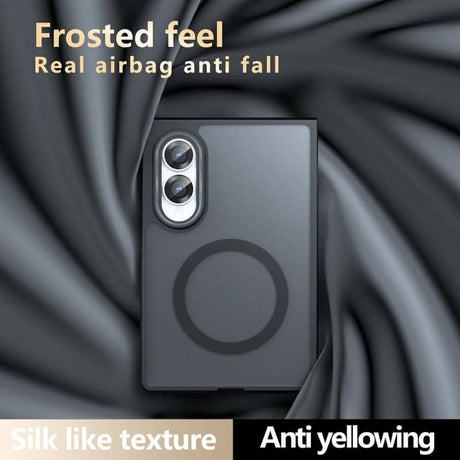 Magsafe Калъф за Samsung Z Fold 8, GKK MagMat Smoky Case, Черен (2)