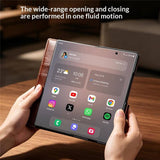 Кожен Калъф за Samsung Z Fold 8 Ultra, Qialino Leather Book Case, Черен (4)