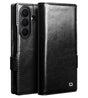 Кожен Калъф за Samsung Z Fold 8 Ultra, Qialino Leather Book Case, Черен