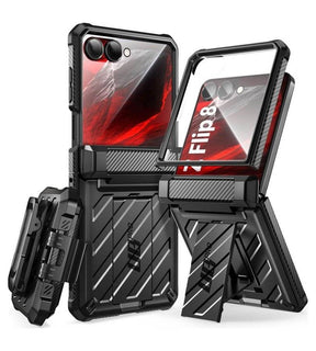 Противоударен Калъф за Samsung Z Flip 8, Supcase Unicorn Beetle Pro Case, Черен