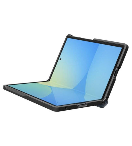 Magsafe Противоударен Калъф за Samsung Z Fold 8, Spigen Slim Armor Pro Case, Син (4)