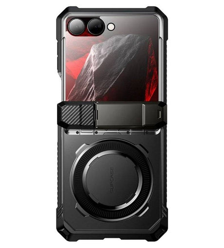 Magsafe Противоударен Калъф за Samsung Z Flip 8, Supcase UB Grip Mag Case, Черен (3)