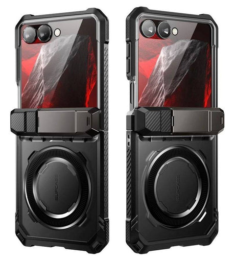 Magsafe Противоударен Калъф за Samsung Z Flip 8, Supcase UB Grip Mag Case, Черен (2)
