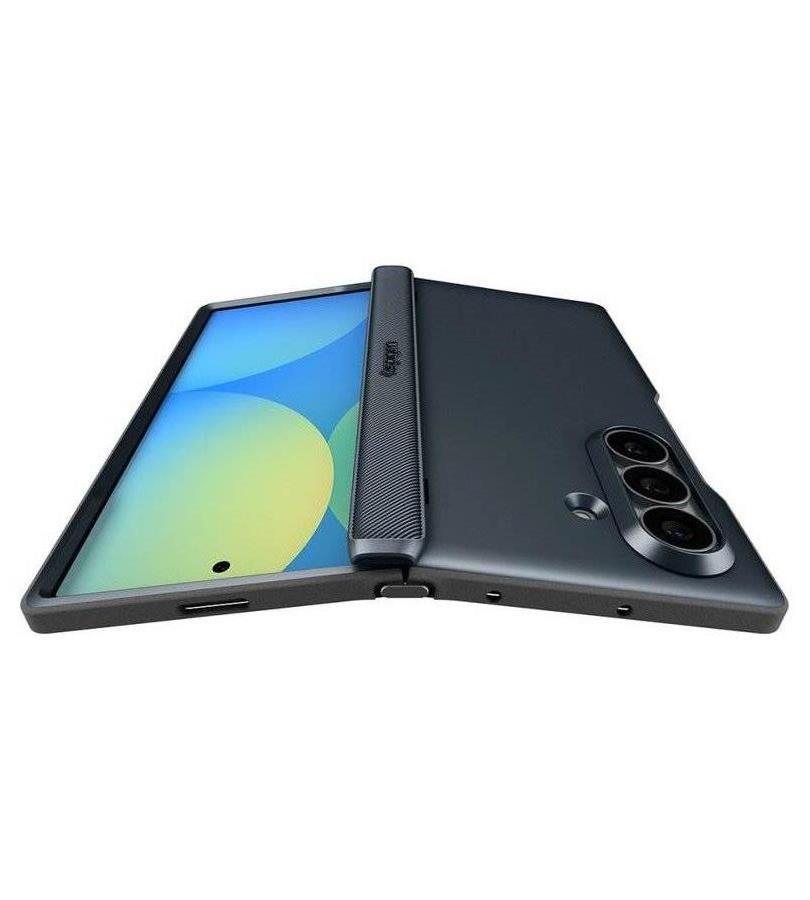 Magsafe Противоударен Калъф за Samsung Z Fold 8 Ultra, Spigen Slim Armor Pro Case, Син (2)