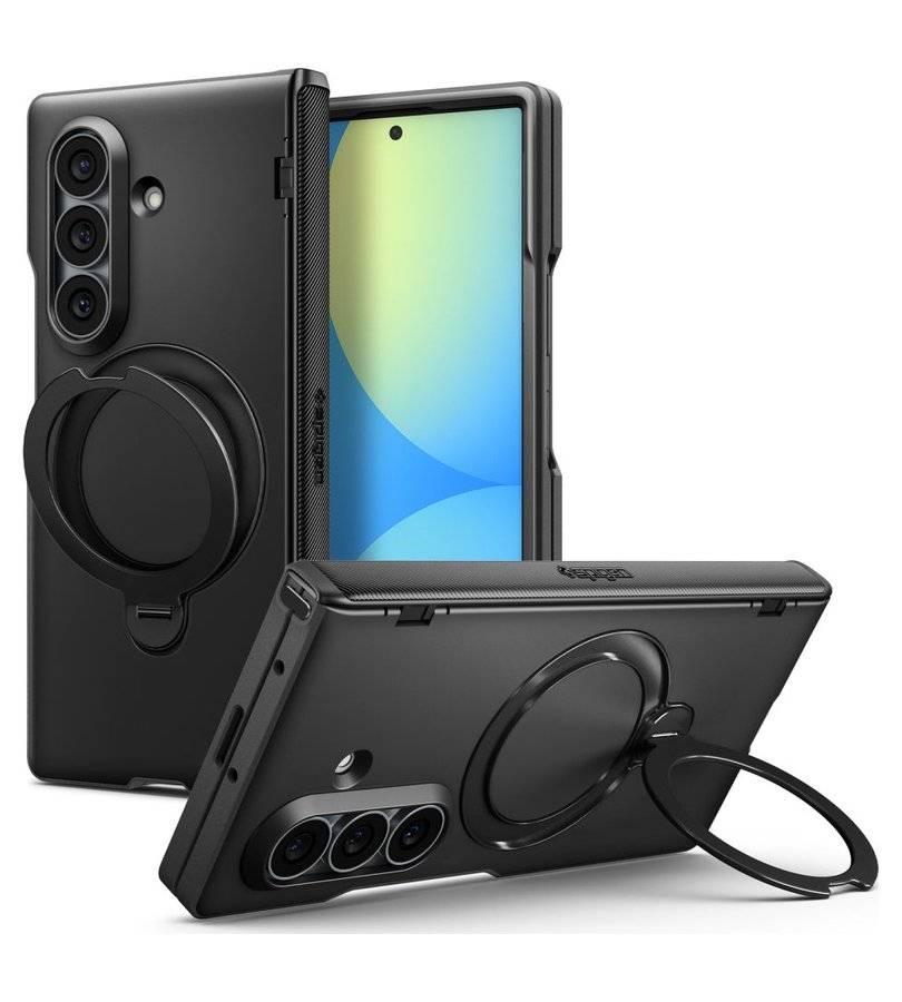 Magsafe Противоударен Калъф за Samsung Z Fold 8 Ultra, Spigen Slim Armor Pro S Case, Черен
