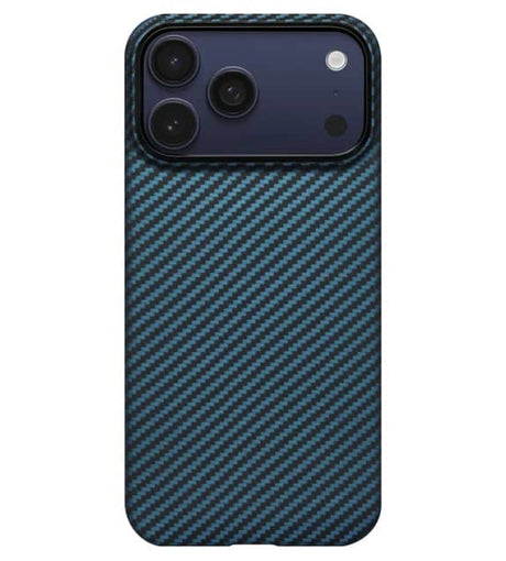 Magsafe Калъф за iPhone 17 Pro Max, Pitaka Edge Black/Grey Case, Черен (2)