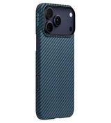 Magsafe Калъф за iPhone 17 Pro Max, Pitaka Edge Black/Grey Case, Черен