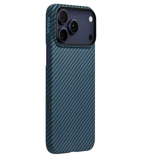 Magsafe Калъф за iPhone 17 Pro Max, Pitaka Edge Black/Grey Case, Черен