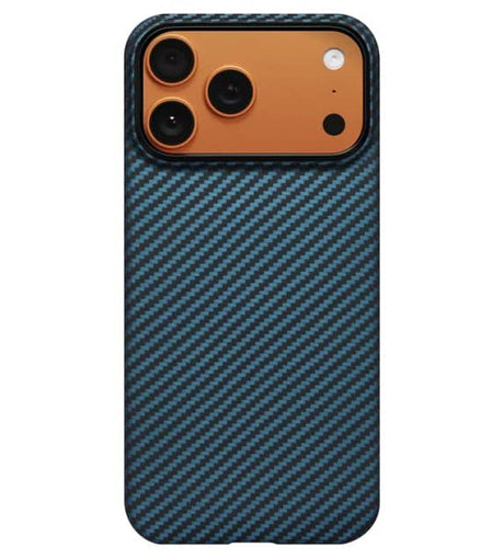 Magsafe Калъф за iPhone 17 Pro Max, Pitaka Edge Black/Grey Case, Черен (3)