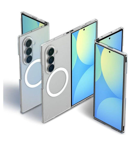 Magsafe Тънък Калъф за Samsung Z Fold 8 Ultra, Spigen AirSkin Case, Прозрачен (3)