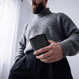 Кожен Калъф за Samsung Z Flip 8, Tech-Protect Wallet Book Case, Черен (3)