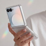 Калъф за Samsung Z Flip 8, Tech-Protect FlexAir Hybrid Case, Прозрачен (3)