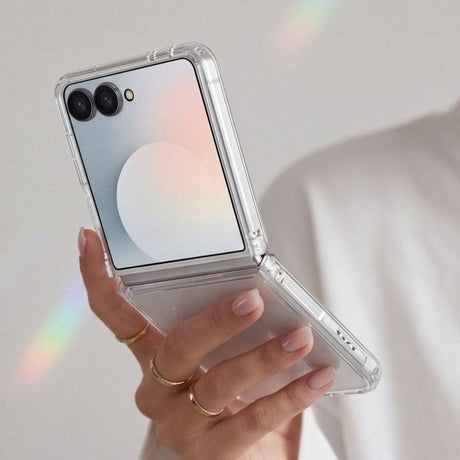 Калъф за Samsung Z Flip 8, Tech-Protect FlexAir Hybrid Case, Прозрачен (3)