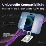 Метална Стойка за Таблети и Смартфони за Бюро и Витрини, Desk Stand 360, Сребрист (5)