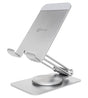 Метална Стойка за Таблети и Смартфони за Бюро и Витрини, Desk Stand 360, Сребрист