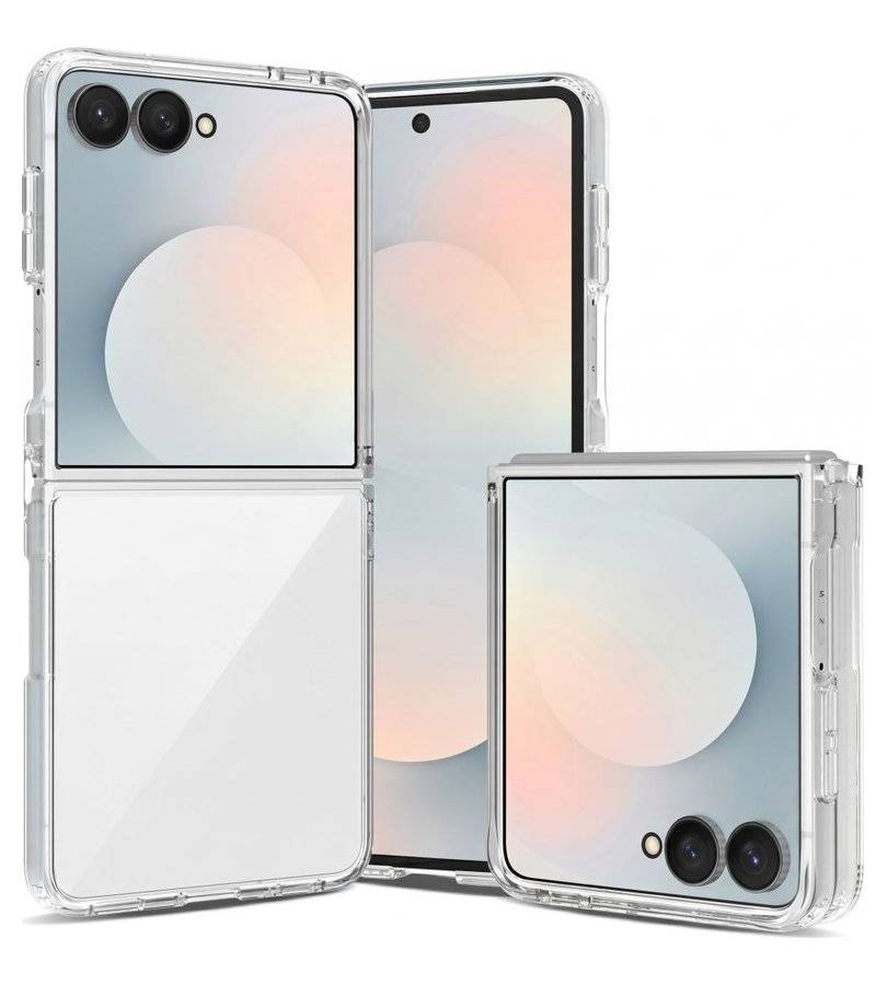 Калъф за Samsung Z Flip 8, Tech-Protect FlexAir Hybrid Case, Прозрачен (6)