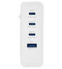 Зарядно с USB-A/USB-C x3, Prio GaN PD PPS Charger 100W, Бял