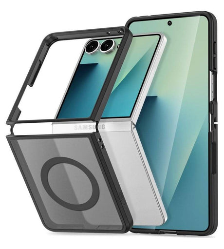 Magsafe Калъф за Samsung Z Flip 8, Tech-Protect MagMat Case, Черен (2)