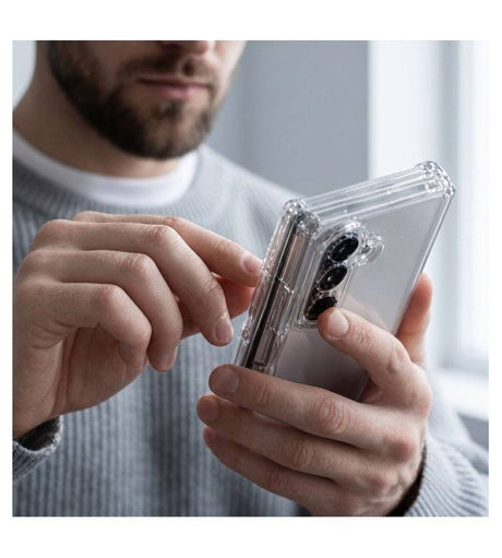 Калъф за Samsung Z Fold 8 Ultra, Tech-Protect FlexAir Hybrid Case, Прозрачен (4)