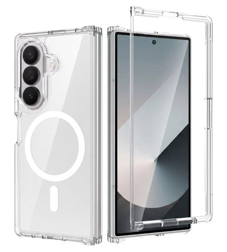 Magsafe Калъф за Samsung Z Fold 8 Ultra, Tech-Protect FlexAir Hybrid Case, Прозрачен (2)