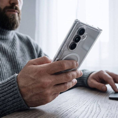 Magsafe Калъф за Samsung Z Fold 8 Ultra, Tech-Protect FlexAir Hybrid Case, Прозрачен (5)