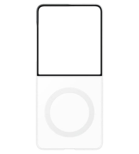 Оригинален Калъф за Samsung Z Flip 8, Clear Magnet Case EF-CF776CTEGWW, Прозрачен (2)