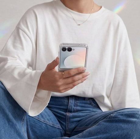 Magsafe Калъф за Samsung Flip 8, Tech-Protect FlexAir Hybrid Case, Прозрачен (6)