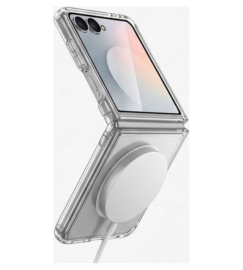 Magsafe Калъф за Samsung Flip 8, Tech-Protect FlexAir Hybrid Case, Прозрачен (7)
