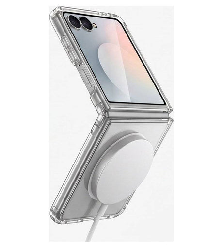 Magsafe Калъф за Samsung Flip 8, Tech-Protect FlexAir Hybrid Case, Прозрачен (7)