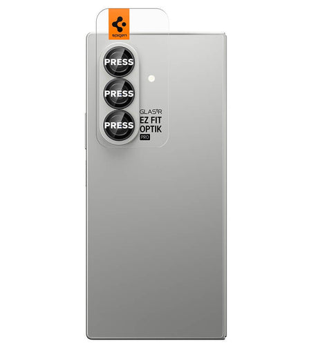 Протектор за Камерата на Samsung Z Fold 8 Ultra, Spigen EZ Fit Optik Pro Glass tR 2бр., Черен (2)