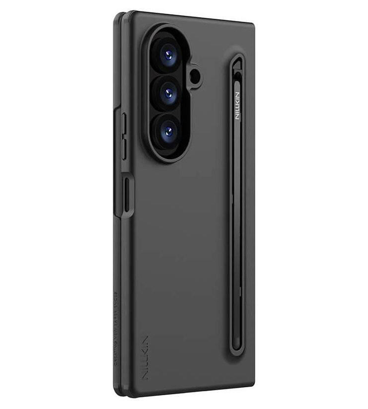 Калъф с Писалка за Samsung Z Fold 8 Ultra, Nillkin Flex Pure Fold Pen Case, Черен (2)