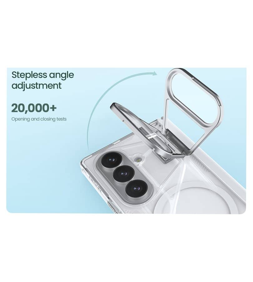 Magsafe Калъф за Samsung Z Fold 8 Ultra, Nillkin Iceblade CamProp Mag Case, Сив (4)